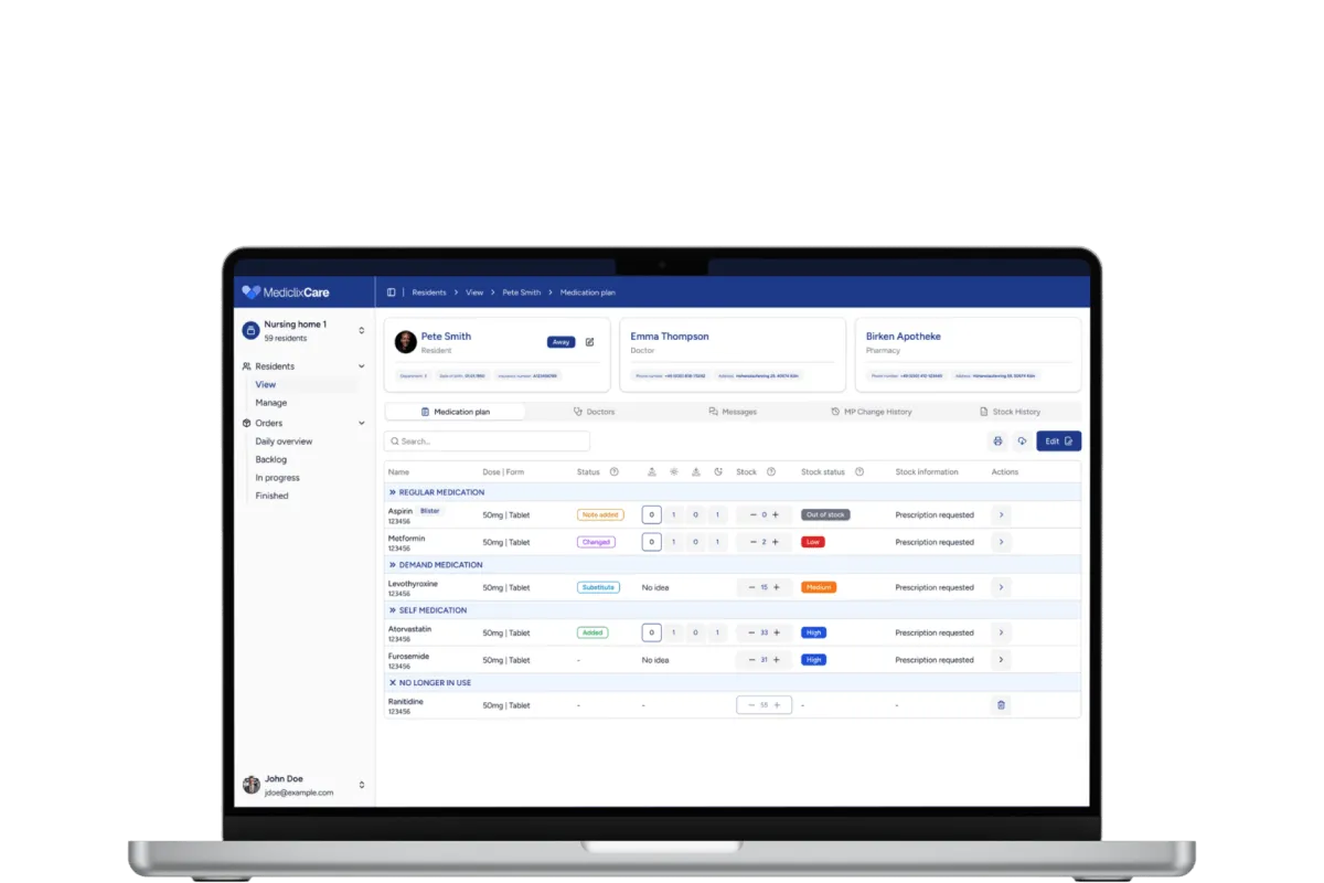 Mediclix app